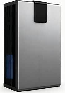 PSOS Dehumidifier, Dehumidifiers for Home, 98 OZ Water Tank, (1000 sq.ft) Quiet Dehumidifier for Basement Bathroom Bedroom with Humidity Display, Auto Shut Off, Relaxing 7 Color Ambient Light(Gray)