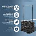 Tourna Pickleball Deluxe Caddy with Wheels, Large