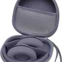 Headphone Headset Case for JLab JBuds Lux ANC/JLab Go Lux ANC/Beats/JBL/TOZO/BERIBES/Picun/KVIDIO Noise Cancelling Over-Ear Foldable Headphone (Gray)