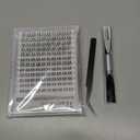 Clear Band Lash Clusters Kit Natural Cluster Eyelash Extensions Kit Wispy Individual Lashes CC-Curly Cluster Lashes Venus Eyelash Clusters Lash Bond and Seal Easy DIY Lash Kit (Velure, 8-16MM)