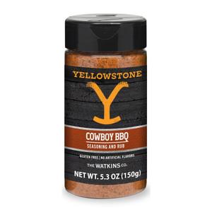 3 x Yellowstone Cowboy BBQ Seasoning and Rub, 5.3oz