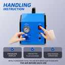 Electric Brake Bleeder Kit, 4-Wheel Simultaneous Smart Pulse Fluid Exchanger, DC 12V /AC 110V Automotive Brake Fluid Oil Exchanger Machine for All Vehicles One-Person Operation