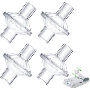 Inline Filter for CPAP Universal for BiPAP Machine Inline CPAP Filters Standard Tubing Compatible with All 22mm 25mm Tube Effectively Filters 4 Pack