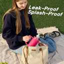 Tumbler Adapter for Stanley to Flavors Cartridges | Leak-Proof Silicone, Food-Grade Material, Compatible with 30oz & 20oz Stanley Quencher H2.0 FlowState Tumblers and Flavor Cartridges, Easy Clean (Passion Pink)