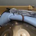 Handpan 22 Inches Drum Set, 440Hz 10 Notes Hand Drum Instrument, Premium Steel Hand Drum, Includes Carrying Case, Drumsticks, Spiral Wraps, Instruction Guide