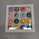 SUNURS Cute Funny Smiley Face Fridge Magnets for Boys, Strong Fun Refrigerator Magnets for Girls, Decorative Magnets for Classroom, Whiteboard, Office, and Kitchen (16-pack)