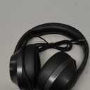 UrbanSwing W2 Wired Headphones with Mic, 3.5mm AUX & USB C Adapter, for iPhone 17 16 15, iPad, Samsung, Laptop, PC, inline Control, 4.9ft Long Wire, Velvet Pouch for Travel, Home Office, School, Black