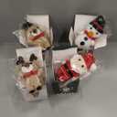 Handmade Christmas Emotional Support Crochet Gifts, Positive Crochet Stuffed Animals Set Emotional Support Nuggets Burr Basket Stuffer for Son Daughter Grandkid Grandma Coworker Gift Xmas Decoration