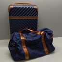 Coolife Luggage 3 Piece Set Suitcase Spinner Hardshell Lightweight TSA Lock (20in24in28in, Apricot  Navy)