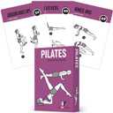 NewMe Fitness Pilates Workout Cards, Instructional Fitness Deck for Women & Men, Beginner Fitness Guide to Training Exercises at Home or Gym