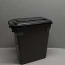 IRIS USA 13 Lbs / 15 Qt WeatherPro Airtight Pet Food Storage Container, For Dog Cat Bird and Other Pet Food Storage Bin, Pet Supplies, Keep Fresh, Easy Access, BPA Free, Smoke