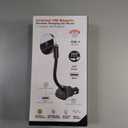 for Mag-Safe Car Mount Charger 15W iPhone Wireless Car Cigarette Lighter Phone Charger, Cigarette Lighter Phone Mount with Dual Port PD&QC3.0 Fast Charging for iPhone 17 16 15 Pro Plus Max 14 13 12