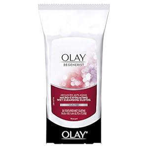 OLAY Regenerist Advanced Anti-Aging Micro-Exfoliating Cleansing Cloths 30 Each (Pack of 1)