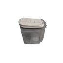Large Storage Container 10.56 Qt, Container with Pop Up Lid and Handle for Food Storage and Kitchen Pantry Organization