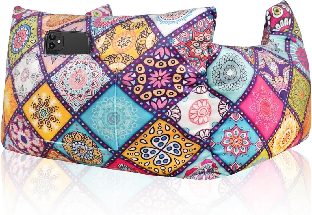 Mastectomy Pillow - Post Surgery Pillow, Breast Pillow for Sleeping After Heart Surgery, Lumpectomy Pillow, Breast Reduction & Augmentation Pillow Double Mastectomy Gifts for Women (one size, Mandala)