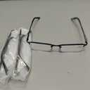 Blue Light Blocking Reading Glasses for Men, Half Frame Metal Readers Spring Hinge Eyeglasses Anti Eyestrain/Glare/UV (5 Pack Mix Color)