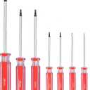 Triangle Screwdrivers Set 7 Sizes 1.4mm 1.8mm 2.0mm 2.3mm 2.7mm 3.0mm 4.2mm, SKZIRI 7in1 Triangle Screwdriver Tool Kit for Fixing Electronic Toys Household Electrical Appliances Repairs