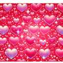 Pink Heart Photo Backdrop Early 2000s Backdrops for Photography 6x4FT Romantic Valentines's Day Background Girls Birthday Valentines Party Decorations Banner Shooting Studio Props