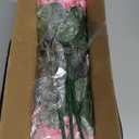 Artificial Geranium Fake Flowers for Outdoors Decoration, 6 Bundles Silk Geraniums Pink Flower UV Resistant Look Real Faux Plants for Outside Planter Front Door Garden Porch Patio Balcony Yard Home