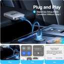 Wireless CarPlay Adapter 2026 Upgraded AI Box Carplay Suitable for Apple iPhone & Android, with Compact Size, Plug-and-Play Convenience, and Fast, Stable Connection for CarPlay & Android Applications