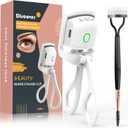 Electric Eyelash Curler with Pad (ABS-White+Black)