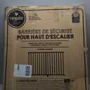 Regalo Top of Stairs Metal Pet Gate with Banister Kit, 2" L X 43" W X 30.5" H