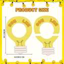 2.62 FT VBS Light Bulb Photo Booth Prop Illumination Themed Cardboard Cutout Jesus Christian Birthday Backdrop for Vacation Bible School Classroom Religious Light Bulb Classroom Photography Decor