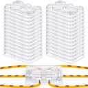 Qualirey 32 Pcs Ant Bait Stations Reusable (Bait NOT Included), Multi Surface Ant Killer Trap for Home, Control for Indoor and Outdoor Use, Roach Station for Common Household (16 Set, Standard Size)