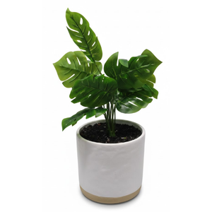 Fake Leaves Plant Pot
