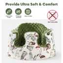 Seat Cover Compatible with Bumbo and Nuby Seat,Soft Breathable Cover for Baby Girl Boy,Cover Only, Forest