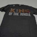 King Of The Jungle Zoo Safari Squad Family Birthday Party T-Shirt (Small, Black)