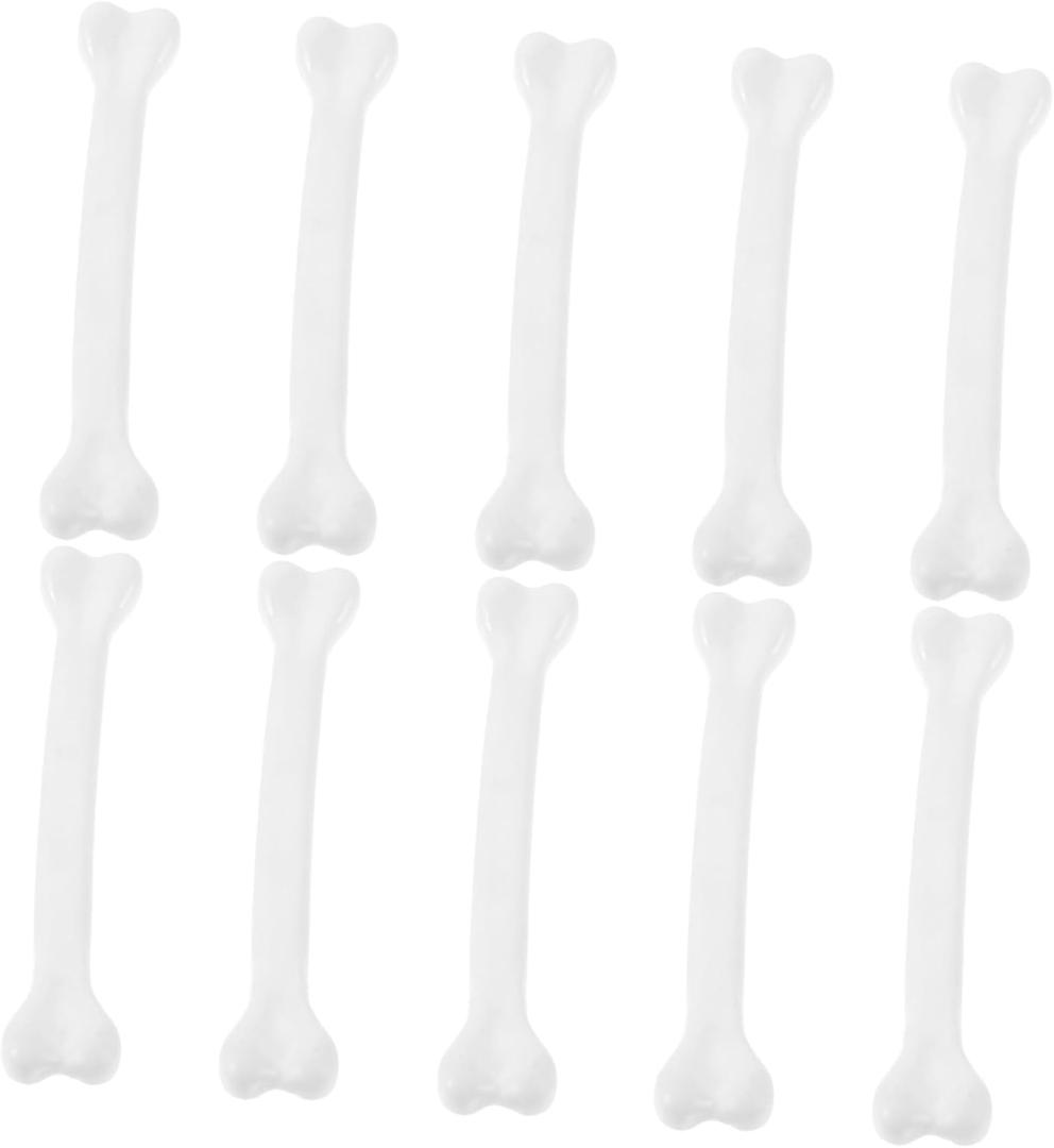 Simulated Halloween Bone Necklace Accessories Unique Plastic Skeleton Props for Costume