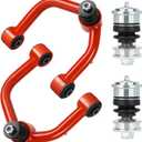 Front Upper Control Arms w/Ball Joints Lift 2-4" for Toyota Tundra 2000-2006, Toyota Sequoia 2001-2007, Suspension Adjustable Kit 2Pcs