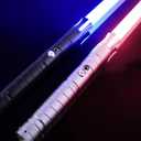 TOY Life Dueling Light up Saber for Aults and Kids - RGB Metal Hilt Light up Sword with Base Lit Blade - Force FX Lightsaver - Combat Ready Realistic Light up Saber for Dueling