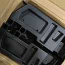 Under-Seat Organizer Trays for Trucks – Custom Molded Storage Dividers, Set of 2, Features varying section sizes designed to hold everything from small hardware and electronics to larger tools., 12'' x 10''