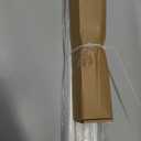 2 Pack Wrap Around Curtain Rods,White Curtain Rods 48 to 84 Inch,5/8 Inch Adjustable Blackout Curtain Rod Set with Bracket,Room Darkening Window Rod,Metal Hidden Curved Drapery Rods 48-84",White