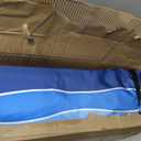 Beach Cabana with 6-Corner, 8'8' UPF50+ Beach Canopy, Adjustable Height Beach Tent Sun Shelter, Cool Cabana Beach Tent with Removable Side Wall, Beach Shade for Garden, Camping (Blue White Stripes), 1011240 cubic inches