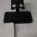 30W Magnetic Wireless Charger for Samsung Foldable Android Mag-Safe Charging Station for Galaxy Tab with Clock &7 Color Light, Watch Charger for S25 Ultra, for Samsung Watch8, Galaxy Buds3 Pro(Black