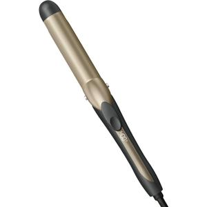 INFINITIPRO BY CONAIR Tourmaline Ceramic 1-Inch Curling Iron, 1-Inch Barrel Produces Loose Curls, Hair Curler for Use on Medium and Long Hair, Dark Grey