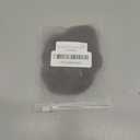 100% Human Hair Messy Bun Extension Tail, Messy Hair Bun Hair Scrunchies Extension with Fringe Curly Wavy Chignon for Women Wedding Tousled Updo Hairpiece (Light Brown)