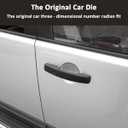 ABS Outside Exterior Door Handle Covers for Land Rover Discovery 4 LR4 2010-2016 Car Side Door Handle Cover Trim Sticker Styling Accessories (with Smart Hole, Matte Black)