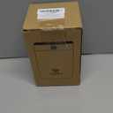 Coffee Bean Storage Container with One-way Valve Airtight Lid Date Tracker for Coffee and More Food Fresh and Storage, Clear Borosilicate Glass Coffee Canister (13 OZ)