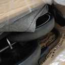 BABY JOY 2-in-1 High Landscape Baby Stroller, Reversible Bassinet Reclining Stroller, Foldable Push Chair w/Adjustable Canopy, Storage Bag, Foot Cover, Rain Cover & Net, Aluminum Alloy Frame (Gray)