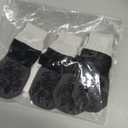 EXPAWLORER Anti-Slip Dog Socks,Dog Boots&Paw Protectors to Prevent Licking,Dog Shoes for Hot/Cold Pavement, Double Sides Non-Skid Traction Control on Hardwood Floor for Senior Dogs (Medium (4 Count), Black)