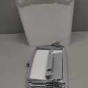 9L/2.4 Gallon Hanging Trash Can for Kitchen Cabinet Door with Lid, Small Under Sink Garbage Can,Trash Bin for Bathroom,Wall Mounted Counter Waste Kitchen Compost Bin,Plastic (White)