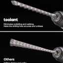 toolant SDS Plus Rotary Hammer Drill Bits Set for 1/2" x12inch 2pcs,Carbide Tipped 2-Cutter for Concrete,Masonry and Brick