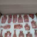 Glass Bud Vases Set of 64 - Pink Assorted Small Mini Glass Vases for Flowers, Crystal Vintage Vase Set, Bulk Centerpieces for Table Dcor, Wedding, Home and Events (Pink, 64 Pcs)