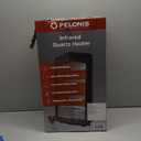 Pelonis 1500W Quartz Electric Space Heater Black PSH20Q3ABB