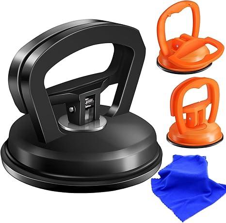 Car Dent Puller, 8 Packs Dent Remover Tool for Car Dent Repair, Versatile Suction Cups Puller with Strong Suction & Effortless Handle for Auto Body, Glass, Fridge, Tile Lifting & Objects Moving