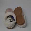 Dearfoams Women's Nyla Felted and Plaid Moc Toe Clog Slipper (9-10, Pale Mauve)